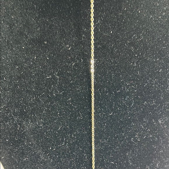 LC Lauren Conrad Gold Tone Circle /Paperclip Pendant Necklace - Picture 6 of 12